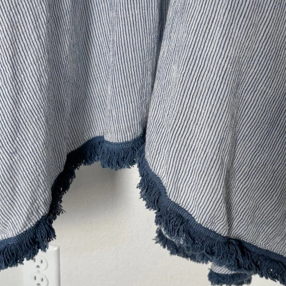 Saks Fifth Avenue Striped Tassel Maxi Dress Size S - Picture 7 of 9